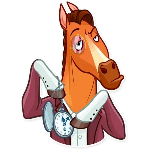 Gentleman Horse - Sticker 30