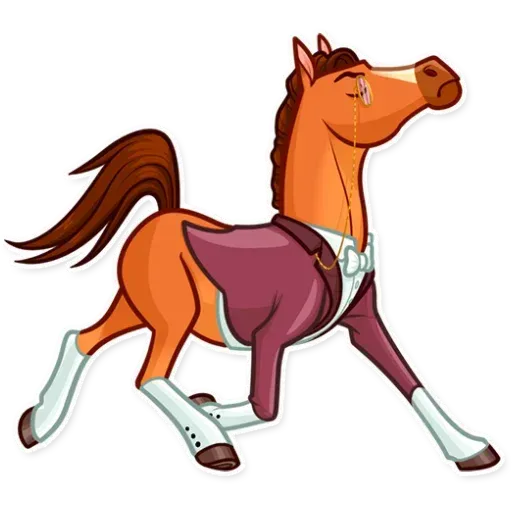 Gentleman Horse - Sticker 9
