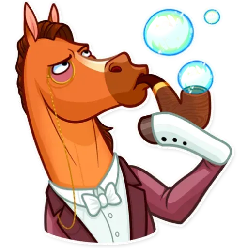 Gentleman Horse - Sticker 26