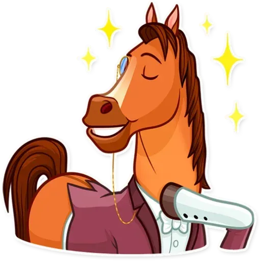 Gentleman Horse - Sticker 21
