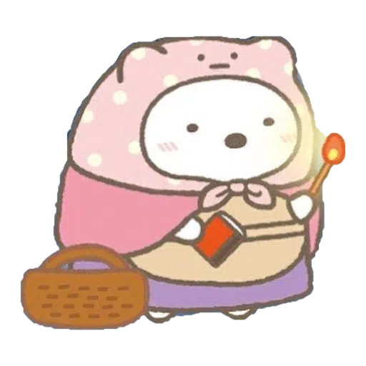 角落生物的- 白熊 - Sticker 21