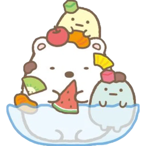 角落生物的- 白熊 - Sticker 12