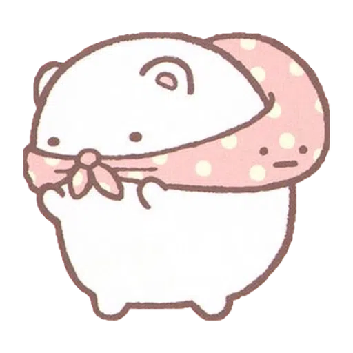角落生物的- 白熊 - Sticker 24