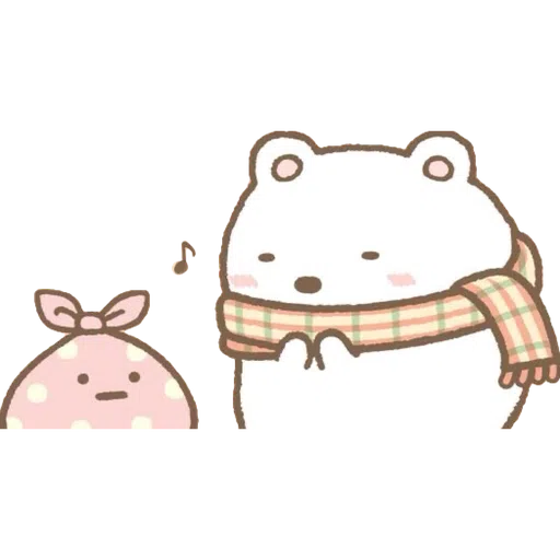角落生物的- 白熊 - Sticker 10