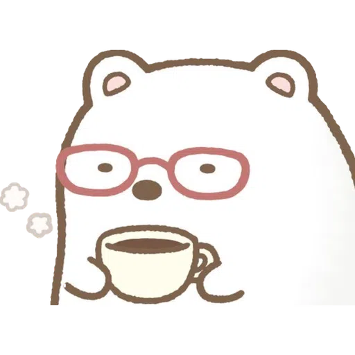 角落生物的- 白熊 - Sticker 16