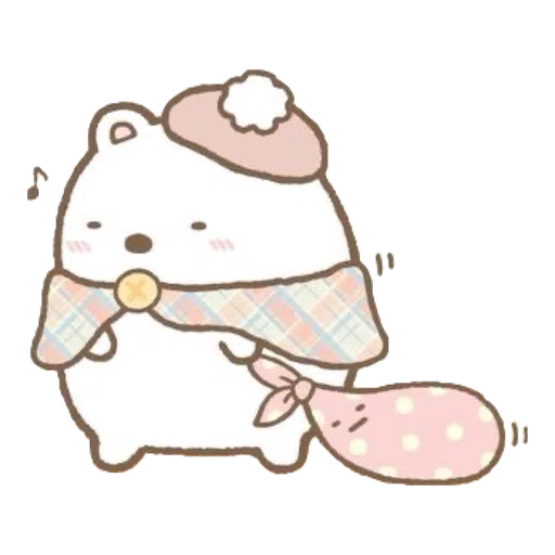 角落生物的- 白熊 - Sticker 11