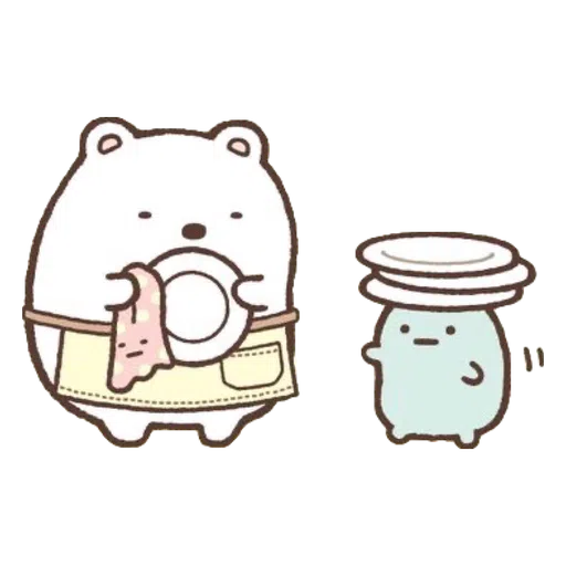 角落生物的- 白熊 - Sticker 22