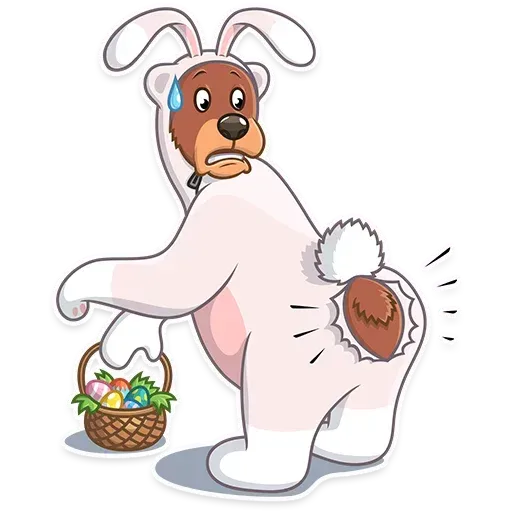 Easter Bear - Sticker 16