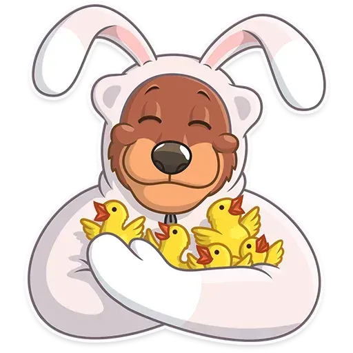 Easter Bear - Sticker 13