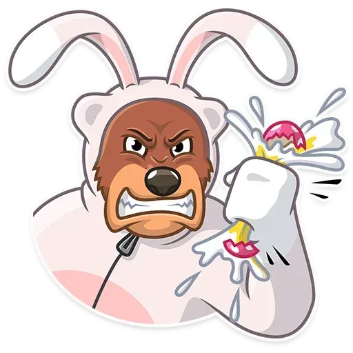 Easter Bear - Sticker 9
