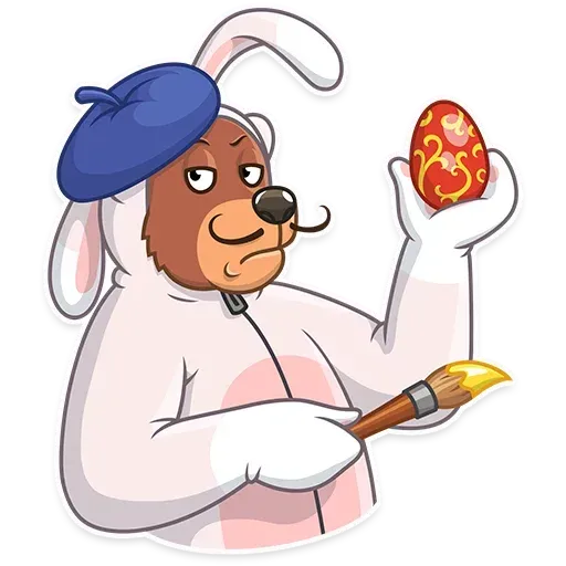Easter Bear - Sticker 24