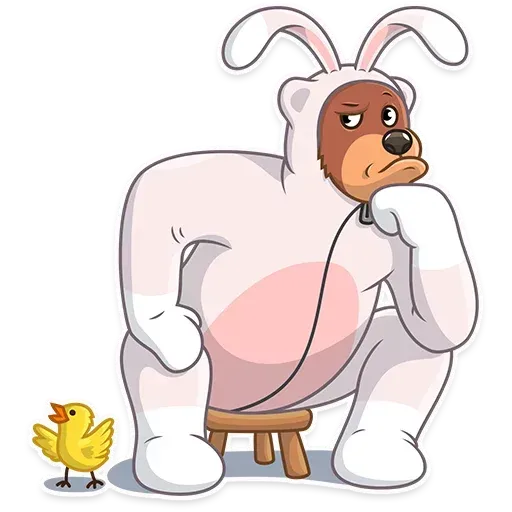 Easter Bear - Sticker 30