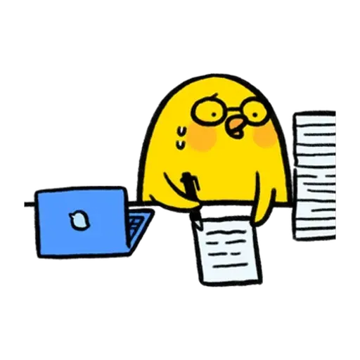 懶散兔與啾先生：職場人生 - Sticker 14