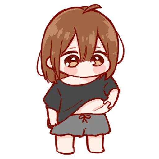 Cute Couple Girl - Sticker