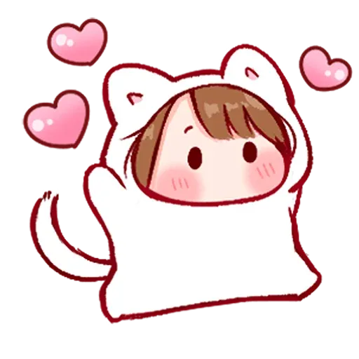 Cute Couple Girl - Sticker 9