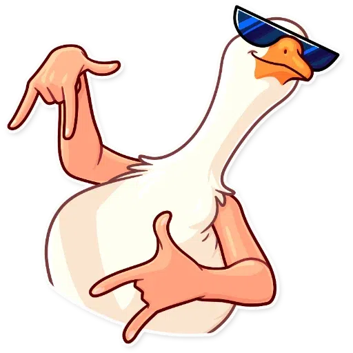 Birds with Arms - Sticker 24