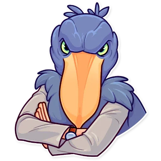 Birds with Arms - Sticker 20