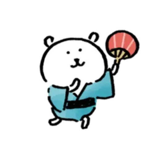 對自己吐槽的白熊 夏日篇 - Sticker 17