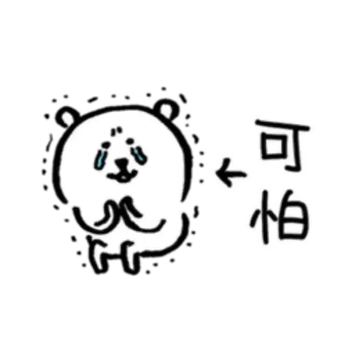 對自己吐槽的白熊 夏日篇 - Sticker 15