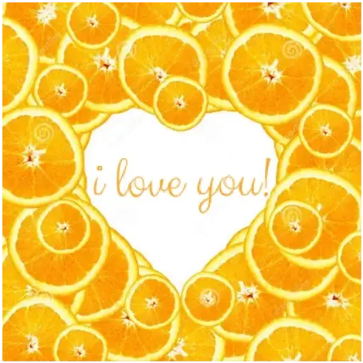orange hearts - Sticker 27