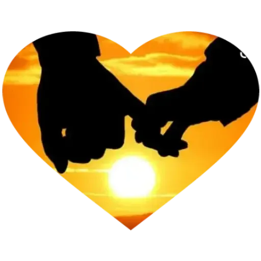 orange hearts - Sticker 16