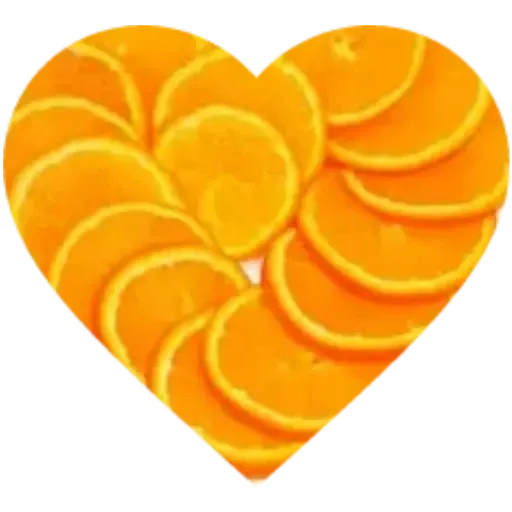 orange hearts - Sticker 30