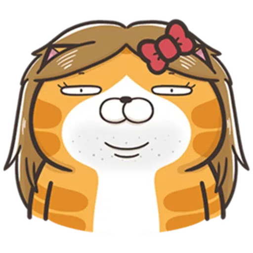 白爛貓24☆一朵美麗的阿花 - Sticker 15