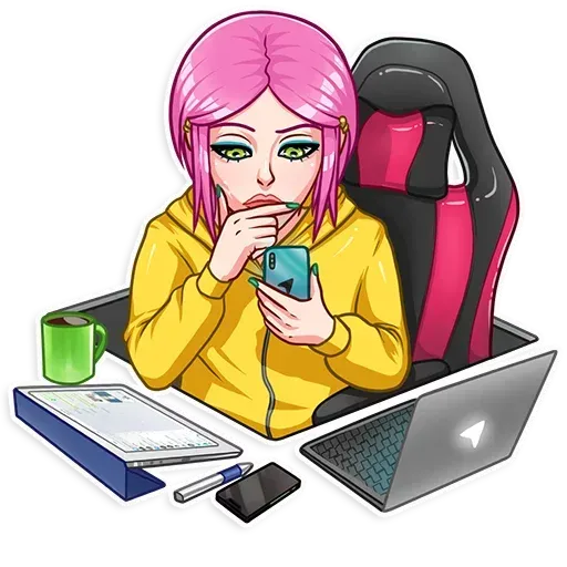 Internet Addiction - Sticker 22