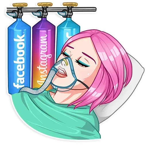 Internet Addiction - Sticker 23
