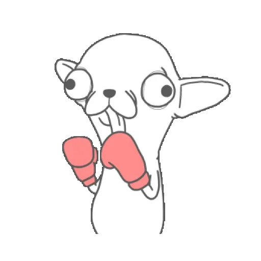 變種吉娃娃搞怪聖誕 吉拿棒好吃! (Christmas) GIF* - Sticker 12