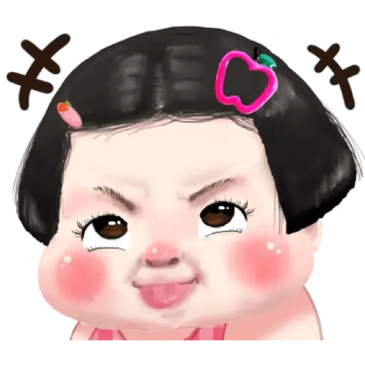 Apple cute girl (TW) (2) - Sticker 12