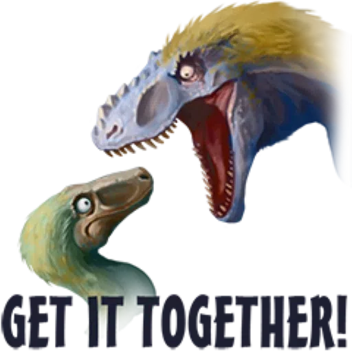Downer Dinos - Sticker 15