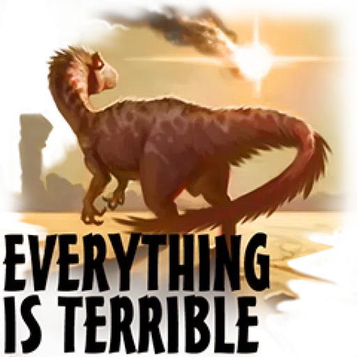 Downer Dinos - Sticker 9