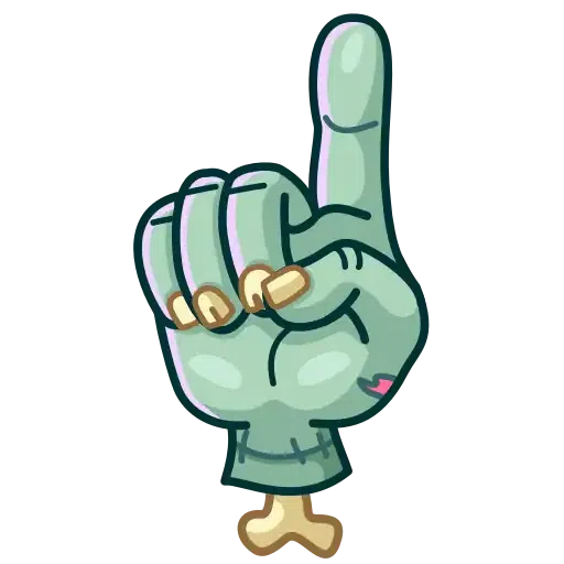 Zombie Hand - Sticker 18