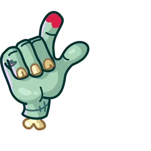 Zombie Hand - Sticker 16