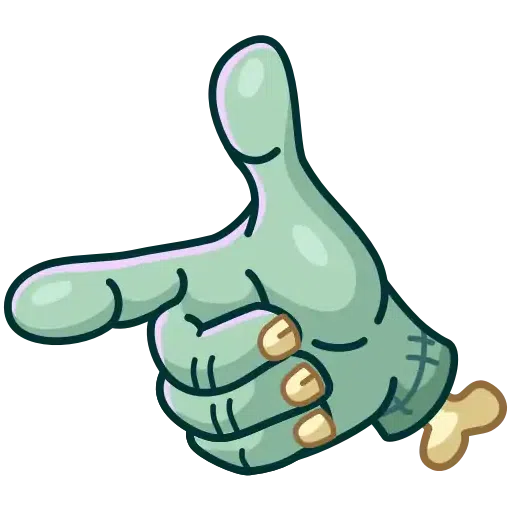 Zombie Hand - Sticker 20