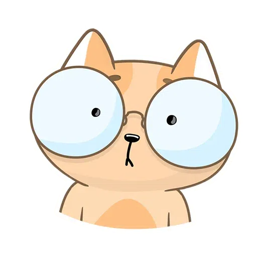 Happy cat and reindeer - Sticker 21