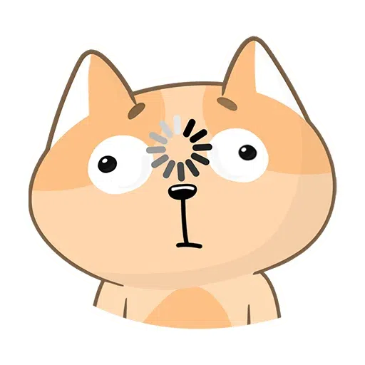 Happy cat and reindeer - Sticker 24