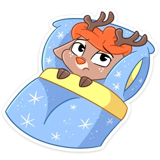 Happy cat and reindeer - Sticker 10