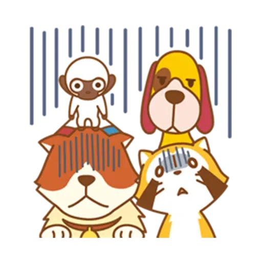 Happy Raccoon Love - Sticker 24