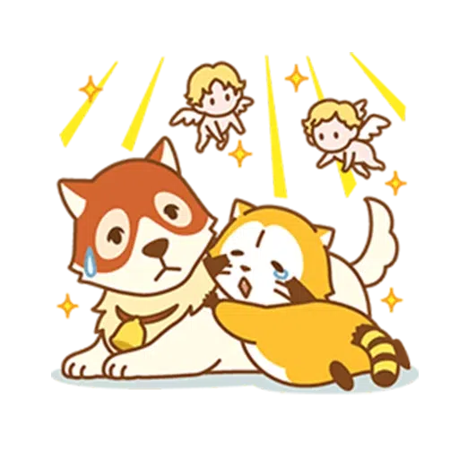 Happy Raccoon Love - Sticker 23