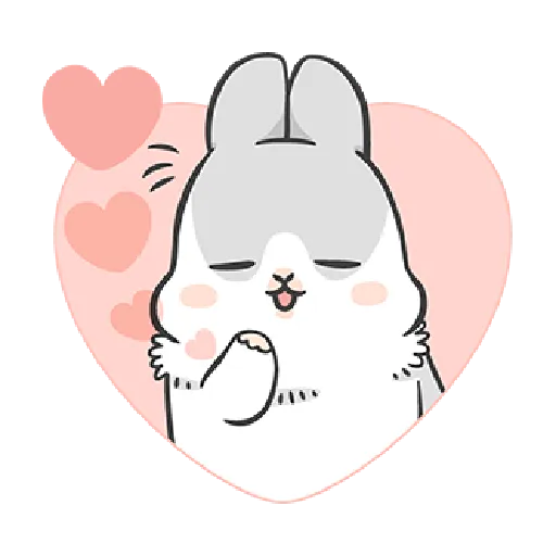 ㄇㄚˊ幾兔10 Love,呵返 - Sticker 9