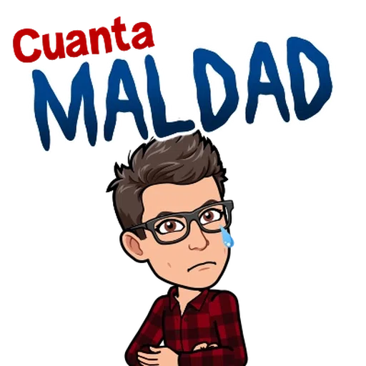 Sadness BitMoji - Sticker 27