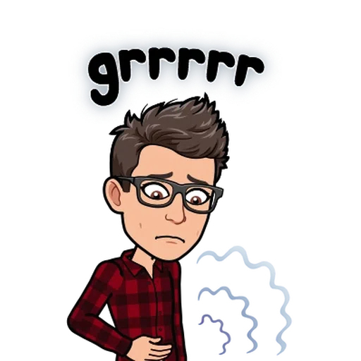 Sadness BitMoji - Sticker 15