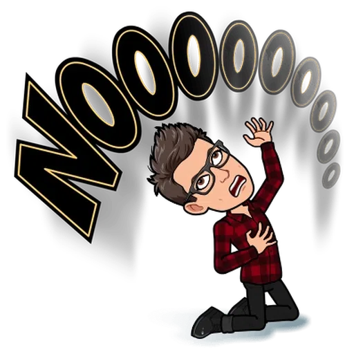 Sadness BitMoji - Sticker 25