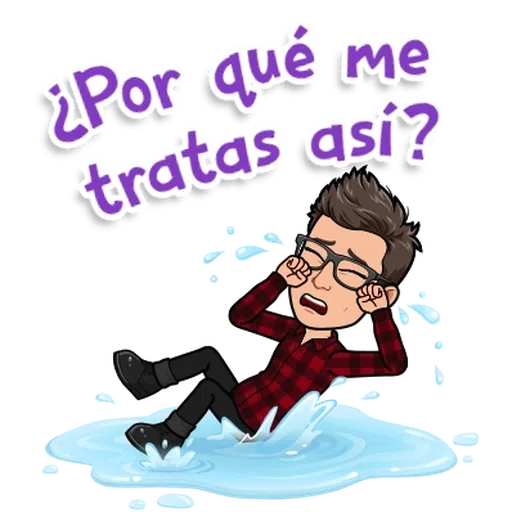 Sadness BitMoji - Sticker 23