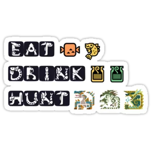 Monster hunter - Sticker 13