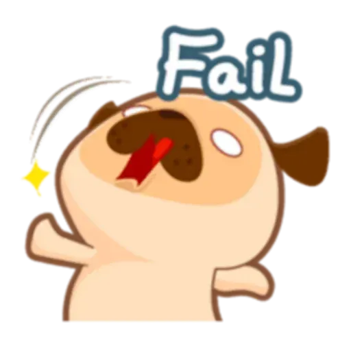 Pug - Sticker 25