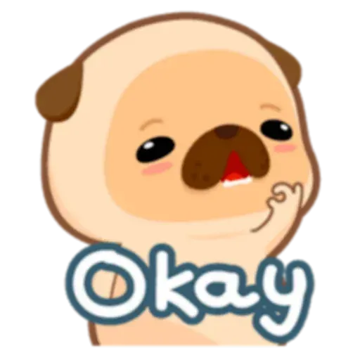Pug - Sticker 30