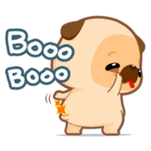 Pug - Sticker 22